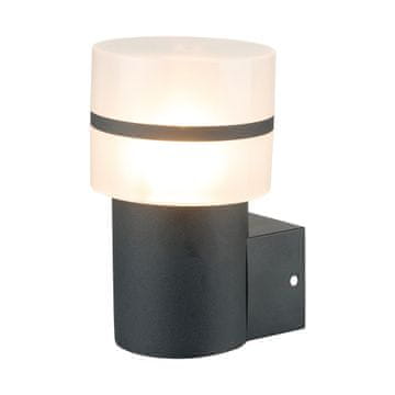 shumee Moderna zunanja stenska svetilka za teraso, črno-bela, 1xE27 60W IP44, MIA Eko-Light