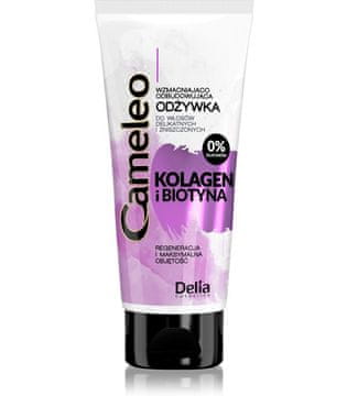 DELIA Delia Cosmetics Cameleo balzam za krepitev in regeneracijo s kolagenom in biotinom 200 ml