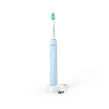 shumee Philips Sonicare HX3651/12 svetlo modra polnilna električna zobna ščetka, zasnovana za odrasle. Vključuje glavo ščetke, način ščetkanja in sonično tehnologijo. Higiena in nega.