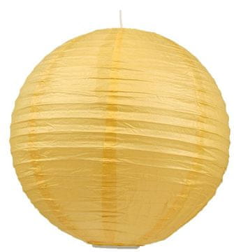 shumee Papirnati senčnik za svetilko Cocoon krogla Ø50cm rumene barve za otroško sobo Candellux