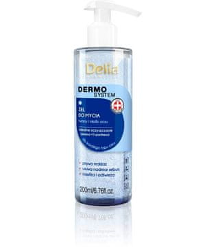 shumee Delia Cosmetics Dermo System osvežilni čistilni gel za obraz 200 ml