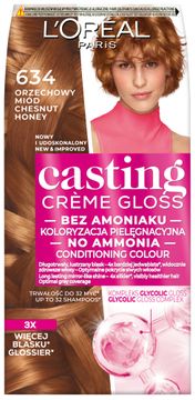 shumee LOREAL Casting Creme Gloss št. 634 Medeno-orehovkasti