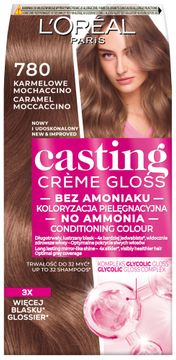 L’Oréal LOREAL Casting Creme Gloss barvna krema št. 780 Karamelno mokačino