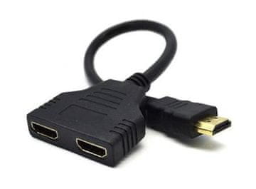 Gembird Data HDMI razdelilnik, pasivni, kabelski, dvosmerni