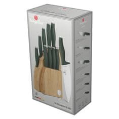 Berlingerhaus Komplet nožev BH-3123 BAMBOO 10 ks Matte Green Collection