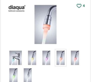 Neoperl Diaqua nastavek za pipo z LED osvetlitvijo