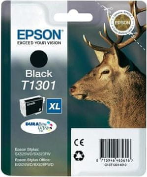 Epson črno črnilo T1301 DURABrite Ultra v enem pakiranju