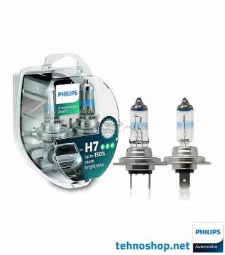 Philips ŽARNICA HALOGEN H7 X-tremeVision Pro +150% 12972XVPS2 55W 12V PX26d S2