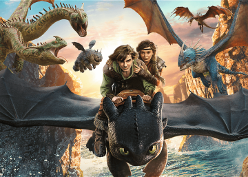 Trefl Uganka Kako izuriti svojega zmaja: Brezzobi in prijatelji 200 kosov