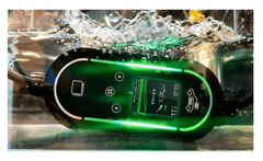 Emc² model 1016A-1F EVB TOP CLASS polnilnica, napredna različica/ 3,7 KW Šuko Wi-Fi, BT, App, RFID Menu LCD/ prenosna polnilna postaja, 5m Type2