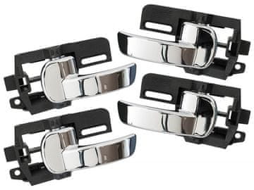 shumee Nissan Qashqai 2007- notranje kljuke KROM 4 kom. set