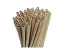 shumee Bele bambusove slamice 20 cm - 50 kosov 41-60