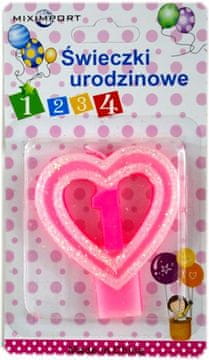 shumee sveča v obliki srca | SW271