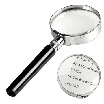 shumee kovinsko povečevalno steklo 90 mm XJ4775