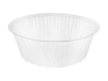 shumee Plastične sklede PS 3000 ml prozorne 10 kosov 04-52