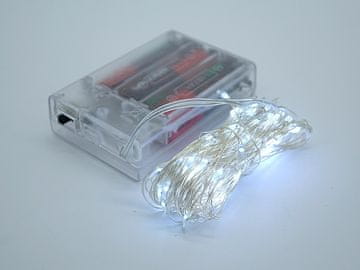 shumee luči na 10m žici 100LED bela luč