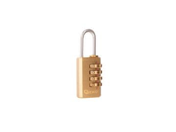 shumee medeninasta ključavnica z 21 mm kombinacijo (4 števke) G10912