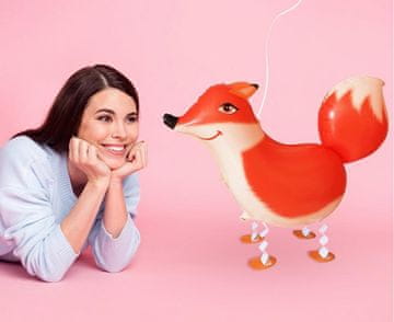 shumee Folija balon Walking Fox 45x69 cm