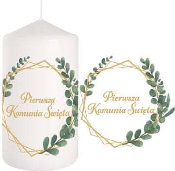 shumee SVEČA Obhajilna sveča za mizo 15 cm