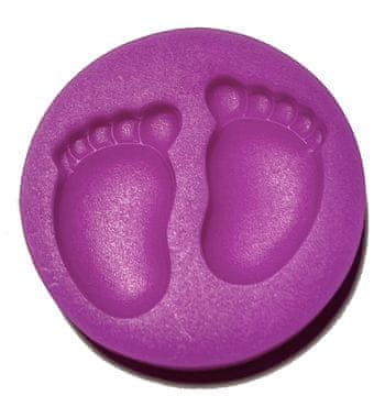 shumee Silikonski kalup za stopala, krst, otroško zabavo, dekoracijo