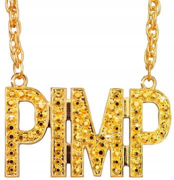 shumee Ogrlica z obeskom iz zlata, obesek, PIMP, hiphop, raper, trenirka, gangster