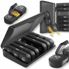 shumee ORGANIZATOR POSODA ZA ZDRAVILA ŠKATLA S TABLETAMI 7 DNI 3-KRAT NA DAN