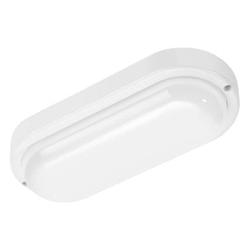 shumee Ovalna bela LED kanalna svetilka 18W nevtralna barva svetlobe IP64 Davo Eko-Light