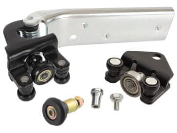 MODECAR Opel Movano 98-10 drsna stranska vrata SREDNJA s ŠAPO + ZGORNJA + SPODNJA 3-delni SET