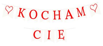 shumee LJUBIM TE, rdeča zastava, 1 komplet