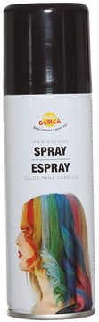 Guirca Pralni sprej za barvanje las ČRNE barve 125 ml