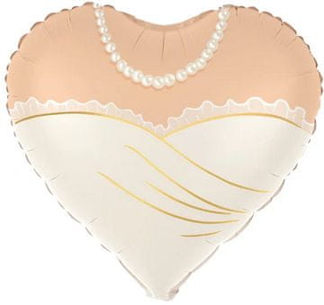 shumee Folija balon v obliki srca za nevesto, obletnico poroke, dekliščino, 45 cm