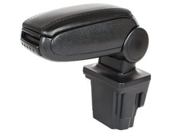 shumee Seat Leon II 05-12 naslon za roke SET ČRNO EKO USNJE + set za montažo