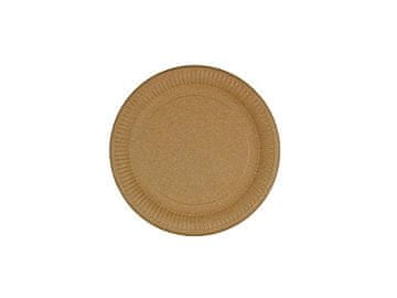 shumee EKO papirnati krožniki rjavi 18 cm 50 kosov 01-21