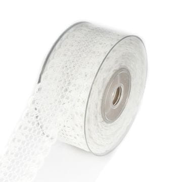 shumee Tkana čipka Modena bela 4 cm x 10 m | 224162 .M.04/10 01-00-00