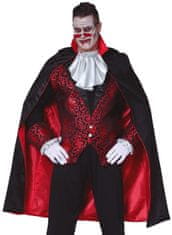 shumee Črno podloženo vampirsko ogrinjalo za noč čarovnic 115 cm