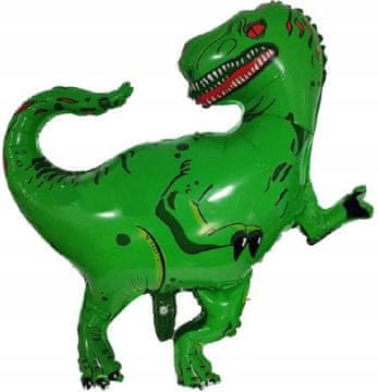 shumee Folija balon z motivom dinozavra tiranozavra, 86x83cm, 1 kos.