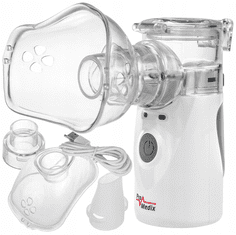 shumee PRENOSNI TIHI INHALATOR Z NEBULIZATORJEM ZA OTROKE IN ODRASLE 2 MASKI PROMEDIX