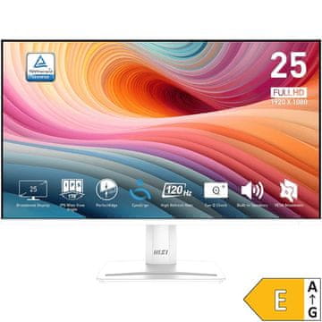 MSI Zaslon PRO MP251W E2 24,5" / FHD / 120Hz / 1ms (MPRT) (bel)