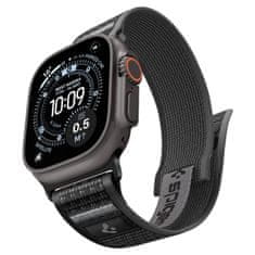 Spigen Athlex Air 2 športni pašček, Apple Watch, 49/46/45/44mm, črno-siv (AMP11113)