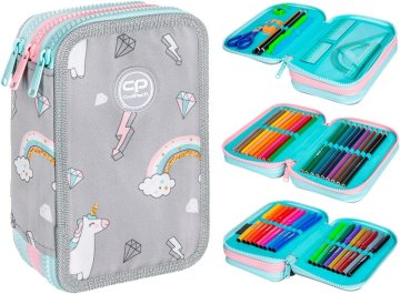shumee Trojno zložljiva peresnica CoolPack Unicorns