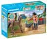 PLAYMOBIL Konji 71357 Ben kovač in Ahil
