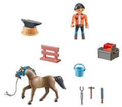 Playmobil PLAYMOBIL Konji 71357 Ben kovač in Ahil
