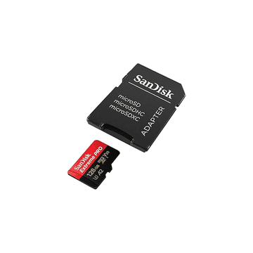 SanDisk 128GB Extreme PRO microSDXC UHS-I spominska kartica z adapterjem