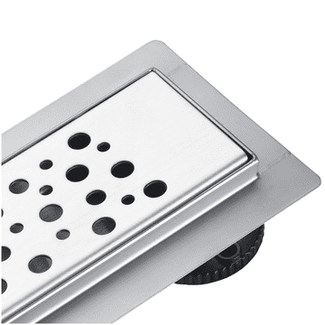 shumee Dekorativna plošča linearnega odtoka BASIC Decor Inox z mehurčki, 70 cm