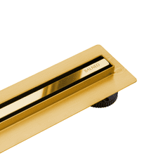 Slim&Low ProLine odtok z ogledalom Gold 60 cm, zlat