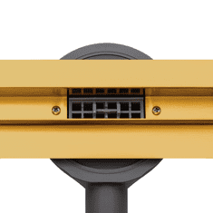 Slim&Low ProLine odtok z ogledalom Gold 60 cm, zlat