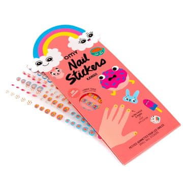 shumee Kawaii nalepke za nohte za otroke, 200 kosov, OMY