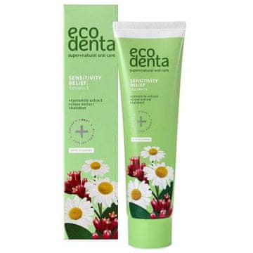 Ecodenta Ecodenta osvežilna zobna pasta s kamilico za občutljive zobe 100 ml