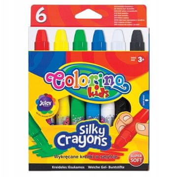 shumee 6-barvne gel voščene barvice COLORINO