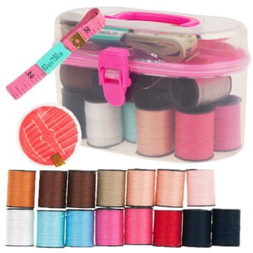 shumee 3123 ŠIVALNI KOMPLET DODATKI ZA ŠIVALNI KOMPLET XL NITI IGLE EMBALAŽA